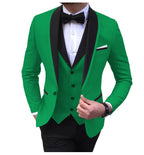 3 Piece Suit Slim Fit Formal Wedding Suits Men's-2
